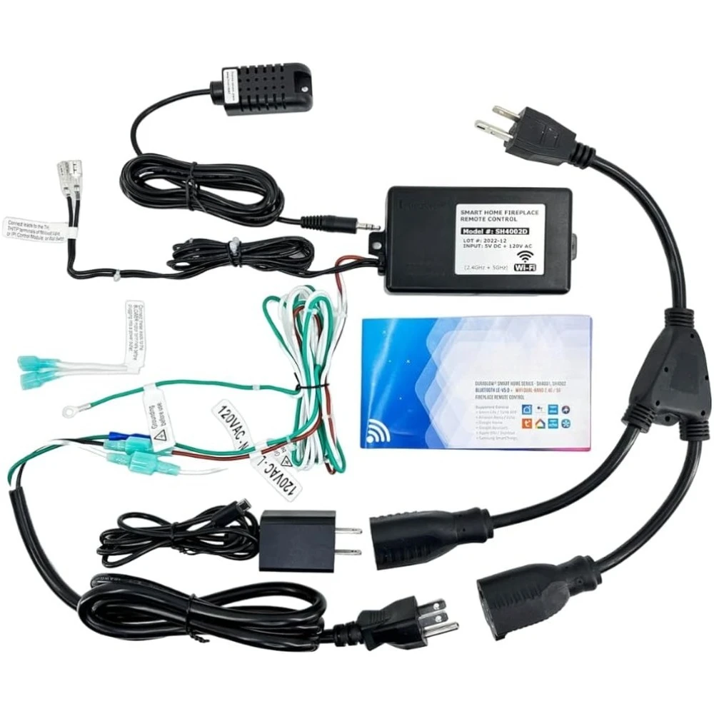 Smart WiFi Thermostat for Gas Fireplace with Blower Remote Control Alexa Google Home Siri On Off Timer Thermostat Fan Control
Smart WiFi Thermostat for Gas Fireplace with Blower Remote Control Alexa Google Home Siri On Off Timer Thermostat Fan Control