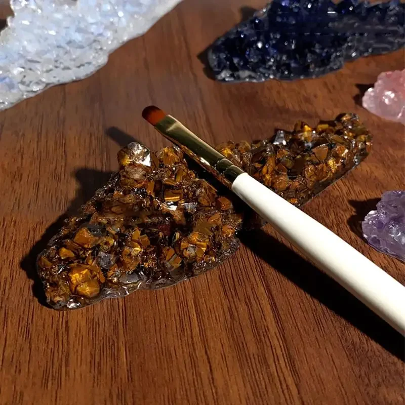 Resin Nail Pen Holder For Beginners Nail Art Brush Display Shelf Ice Mountain Design Art Tool 
Resin Nail Pen Holder For Beginners Nail Art Brush Display Shelf Ice Mountain Design Art Tool
