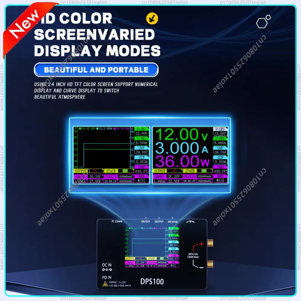 DPS100 Pocket Laboratory DC Power Supply 30V 5A 100W Max Mini Portable Switching Power Supply DC LAB Supply Power Supplies
DPS100 Pocket Laboratory DC Power Supply 30V 5A 100W Max Mini Portable Switching Power Supply DC LAB Supply Power Supplies