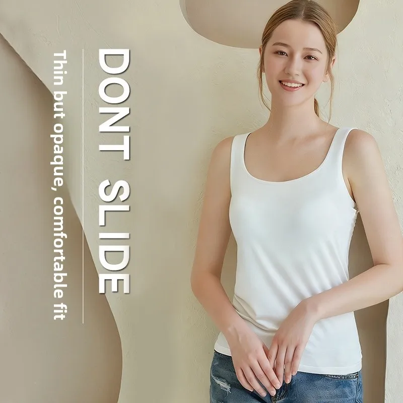 White Integrated Vest Bra Women's Inner Wear Base Layer Underwear Strapless Backless Design Polyester Fiber Four Seasons Use
White Integrated Vest Bra Women's Inner Wear Base Layer Underwear Strapless Backless Design Polyester Fiber Four Seasons Use