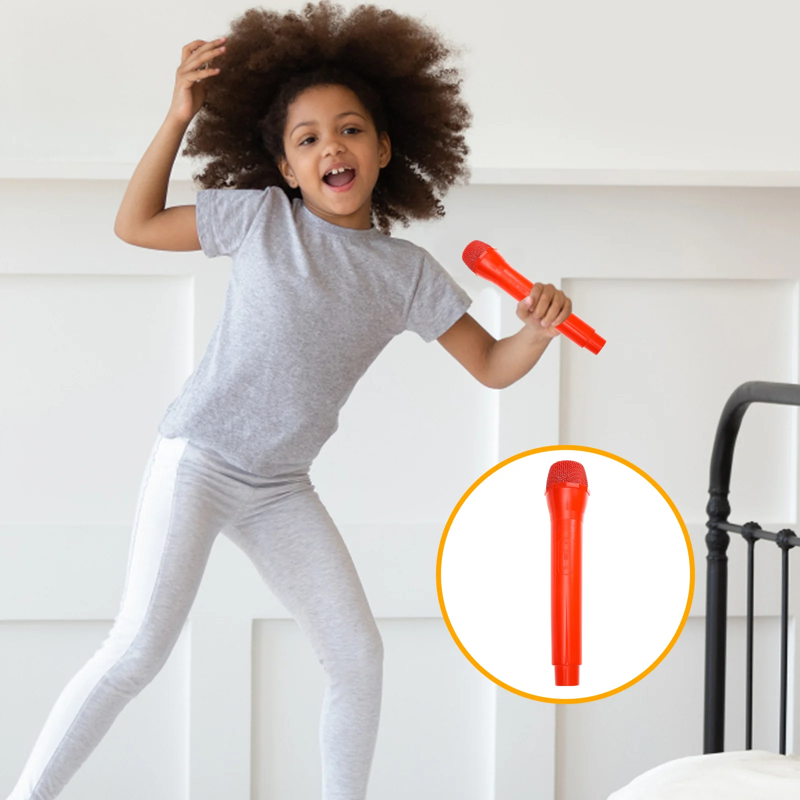 Simulation Microphone Props Kids Toys Red Large Fake Microphones Toy Educational Toy Stage Performance Children Birthday Party
Simulation Microphone Props Kids Toys Red Large Fake Microphones Toy Educational Toy Stage Performance Children Birthday Party