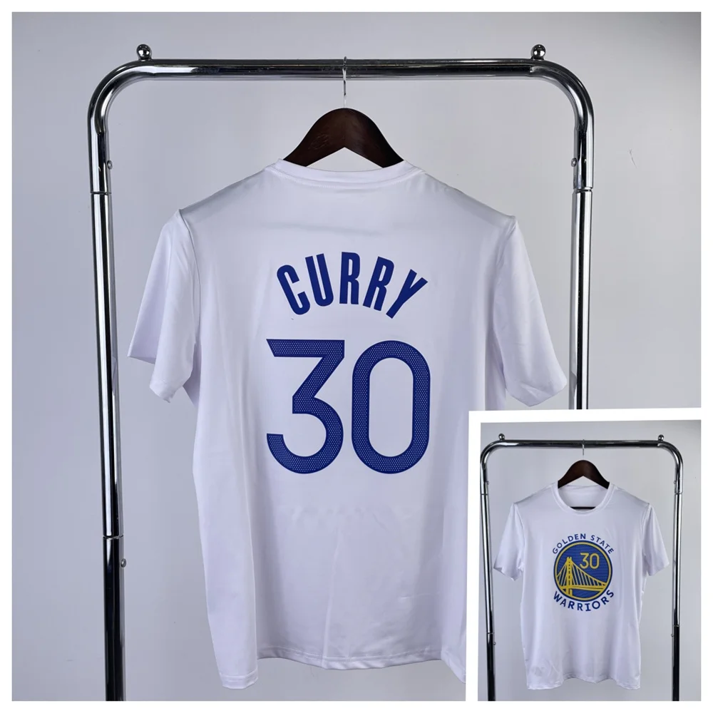 Trendy Style Basketball Warriors Curry No.30 Tompson Sports Casual T-Shirts Round Neck Short Sleeve Breathable Fast Dry Clothes
Trendy Style Basketball Warriors Curry No.30 Tompson Sports Casual T-Shirts Round Neck Short Sleeve Breathable Fast Dry Clothes