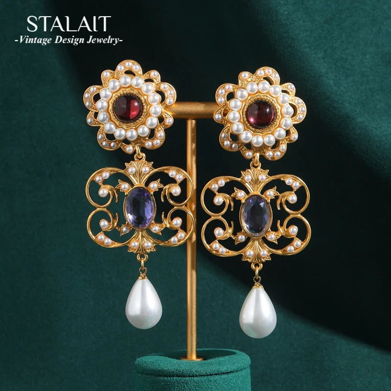 Европейские винтажные ювелирные изделия, висячие акриловые серьги с жемчугом и бабочкой, роскошные пресноводные золотые серьги для женщин, свадебный стиль в стиле барокко
Европейские винтажные ювелирные изделия, висячие акриловые серьги с жемчугом и бабочкой, роскошные пресноводные золотые серьги для женщин, свадебный стиль в стиле барокко