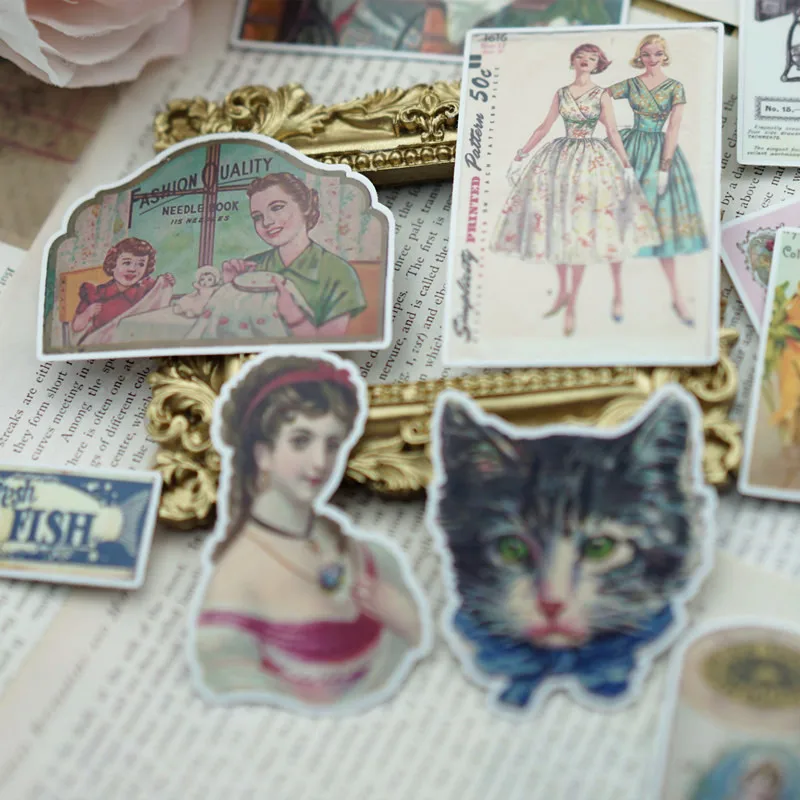 14PCS Vintage Stickers Crafts And Scrapbooking stickers book Student label Decorative sticker DIY Stationery
14PCS Vintage Stickers Crafts And Scrapbooking stickers book Student label Decorative sticker DIY Stationery