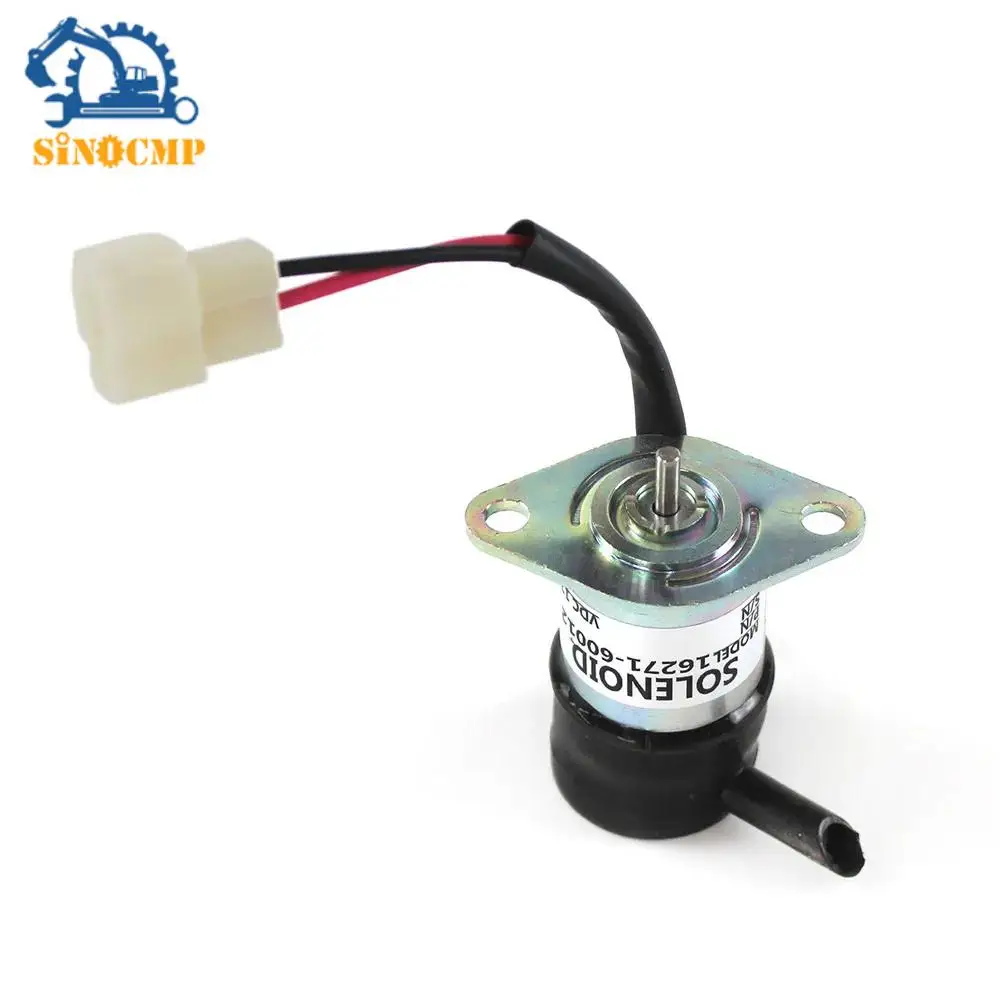 1PC Solenoid Valve 16271-60012 16271-60010 052600-4151 For Kubota D1105 Engine Denso Z28 Excavator Professional Accessories
1PC Solenoid Valve 16271-60012 16271-60010 052600-4151 For Kubota D1105 Engine Denso Z28 Excavator Professional Accessories