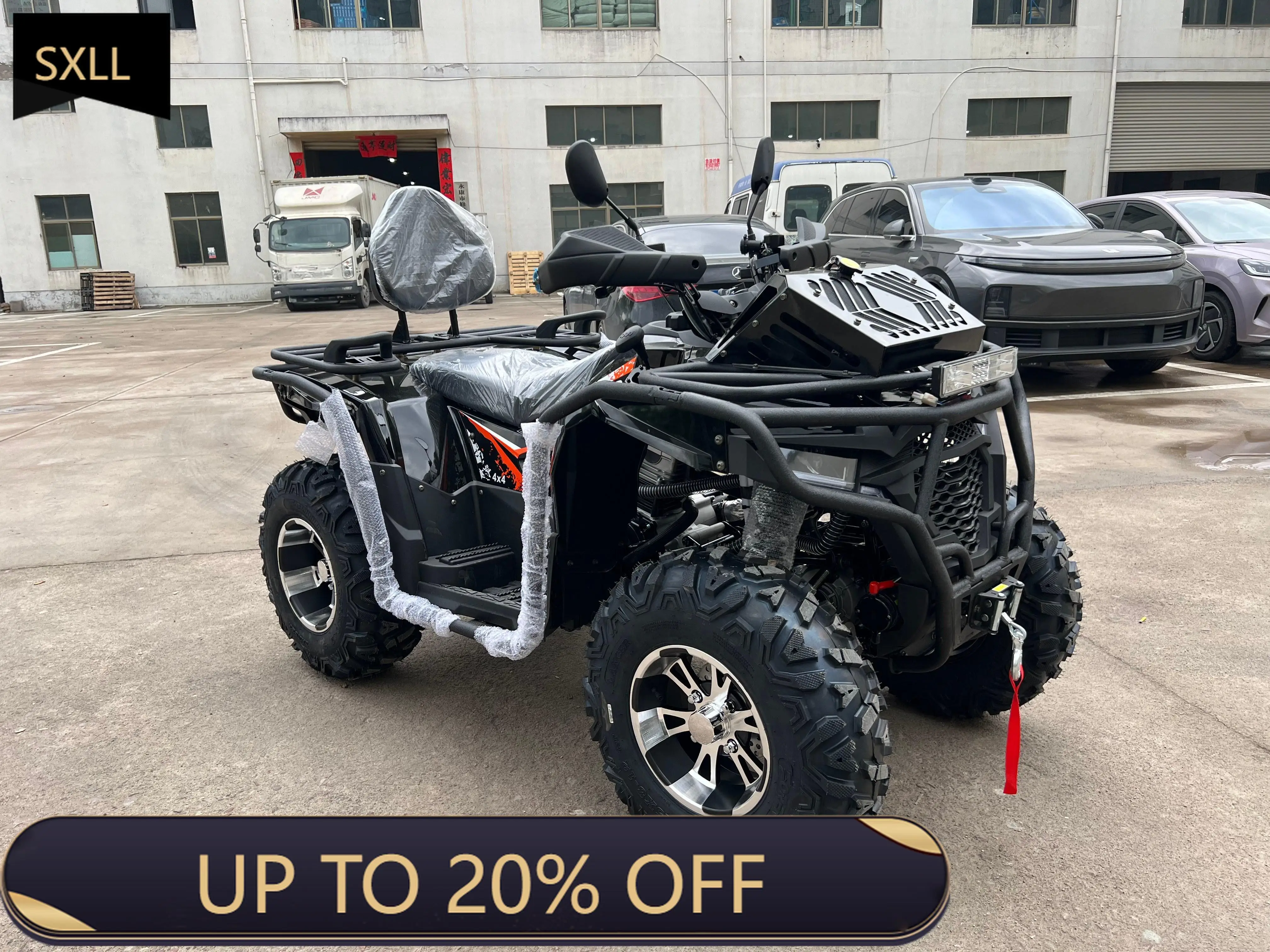SXLL 400CC 4WD EFI 2-Seater Off-Road Quad ATV Utility Vehicle 4x4 with Winch and Heated Handle
SXLL 400CC 4WD EFI 2-Seater Off-Road Quad ATV Utility Vehicle 4x4 with Winch and Heated Handle