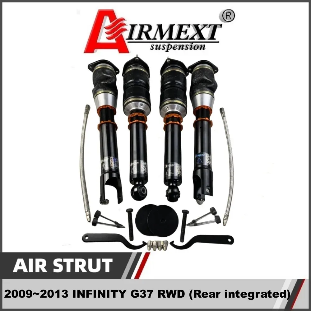 AIRMEXT Air Struts/For 2009~2013 INFINITY G37 RWD (Rear integrated)/Air Ride/Auto Parts/Neumatic/Shock Absorber
AIRMEXT Air Struts/For 2009~2013 INFINITY G37 RWD (Rear integrated)/Air Ride/Auto Parts/Neumatic/Shock Absorber