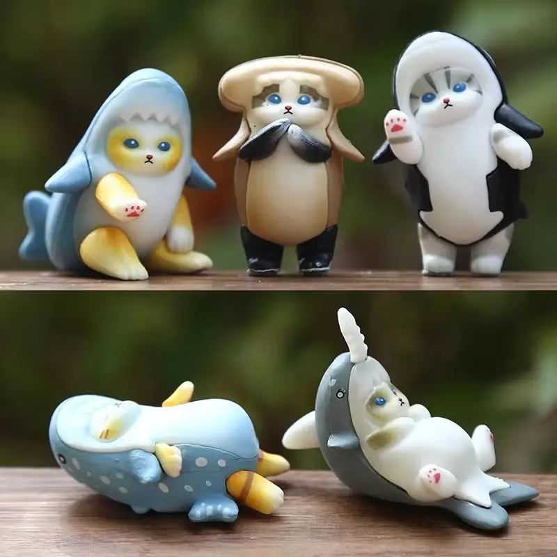 Mofusand Shark Cat Action Figure Blind Box Toy With Shark Headgear Kawaii Bedroom Desktop Decoration Collectable Birthday Gift
Mofusand Shark Cat Action Figure Blind Box Toy With Shark Headgear Kawaii Bedroom Desktop Decoration Collectable Birthday Gift