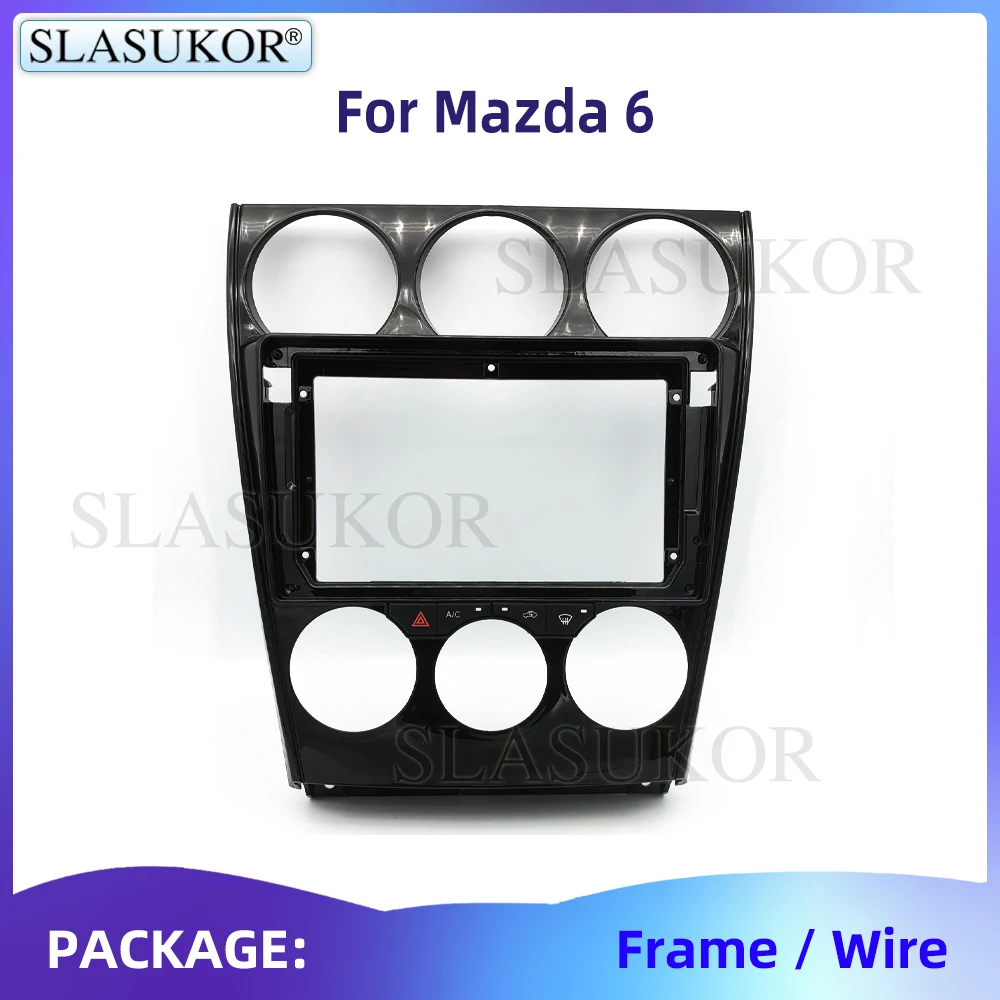 Рамка 9 дюймов для Mazda 6 2004-2015, рамка для видеопанели, аудио плеера, аксессуары для крепления на приборную панель, нижняя рамка или провод
Рамка 9 дюймов для Mazda 6 2004-2015, рамка для видеопанели, аудио плеера, аксессуары для крепления на приборную панель, нижняя рамка или провод