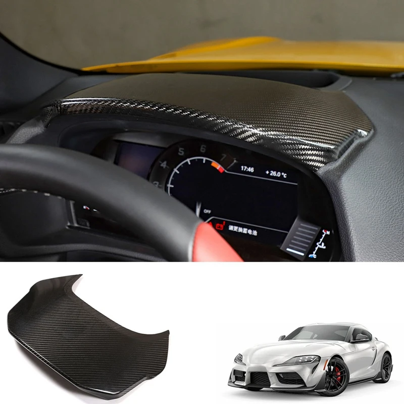 Спидометр приборной панели из углеродного волокна для Toyota Supra 2019 2020 2021 2022
Спидометр приборной панели из углеродного волокна для Toyota Supra 2019 2020 2021 2022