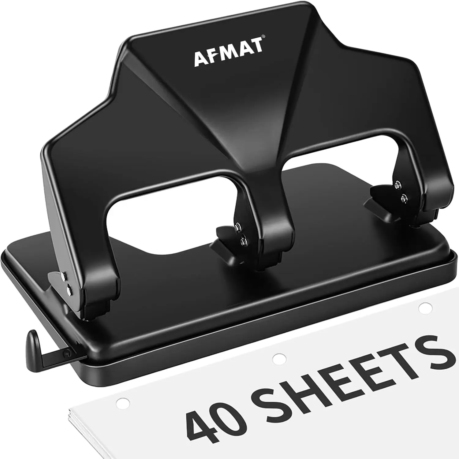 40-Sheet Heavy Duty 3 Hole Punch, 50% Less Effort, Metal, Large Chip Tray for Home Office School
40-Sheet Heavy Duty 3 Hole Punch, 50% Less Effort, Metal, Large Chip Tray for Home Office School