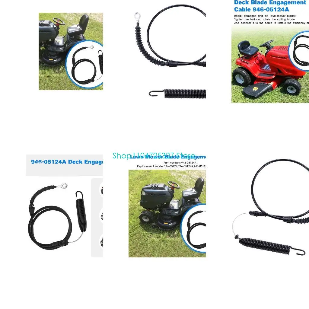 D8KF Professional Lawn Mower Deck Blade Engagement Replacement Cable Rubber Coated Design for 746-05124A 946-05124A Models
D8KF Professional Lawn Mower Deck Blade Engagement Replacement Cable Rubber Coated Design for 746-05124A 946-05124A Models