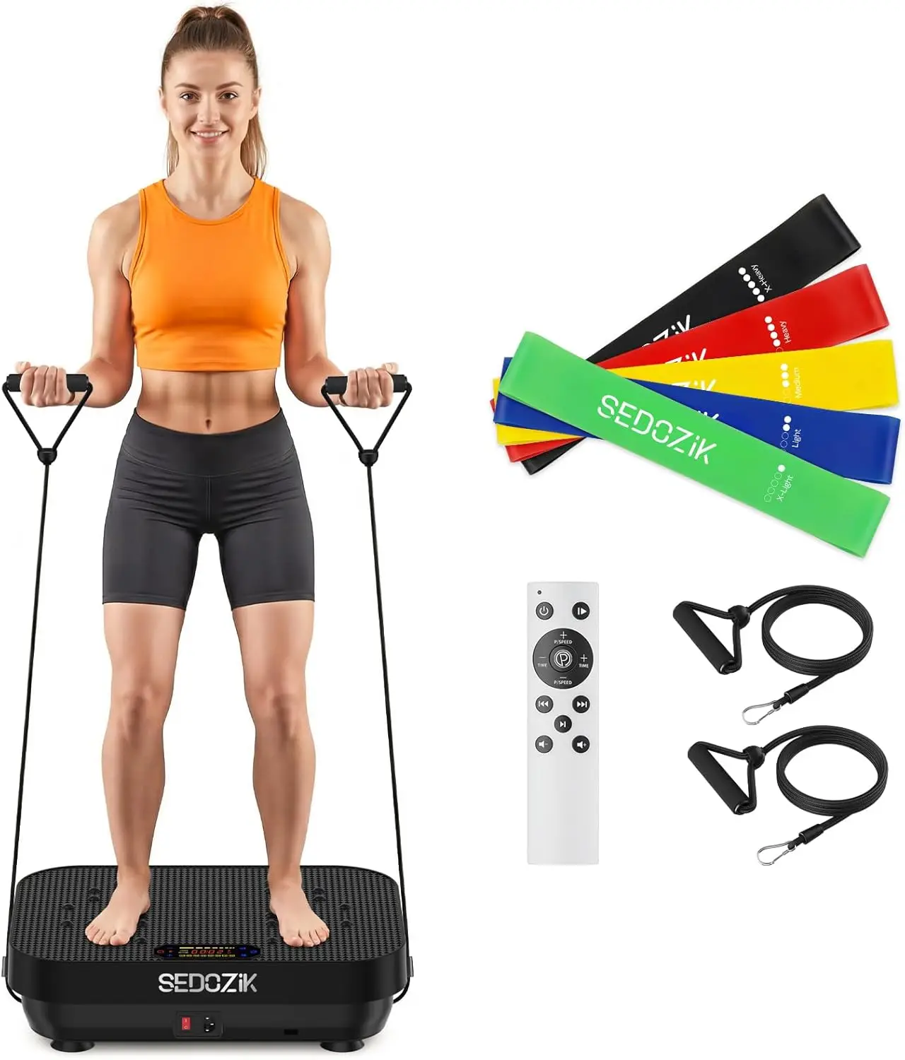 Vibration Plate Exercise Machine for Lymphatic Drainage, 120 Speeds & 8 Modes, 450Lbs Capacity, Home Workout Equipment with Resistance Bands Bluetooth
Vibration Plate Exercise Machine for Lymphatic Drainage, 120 Speeds & 8 Modes, 450Lbs Capacity, Home Workout Equipment with Resistance Bands Bluetooth