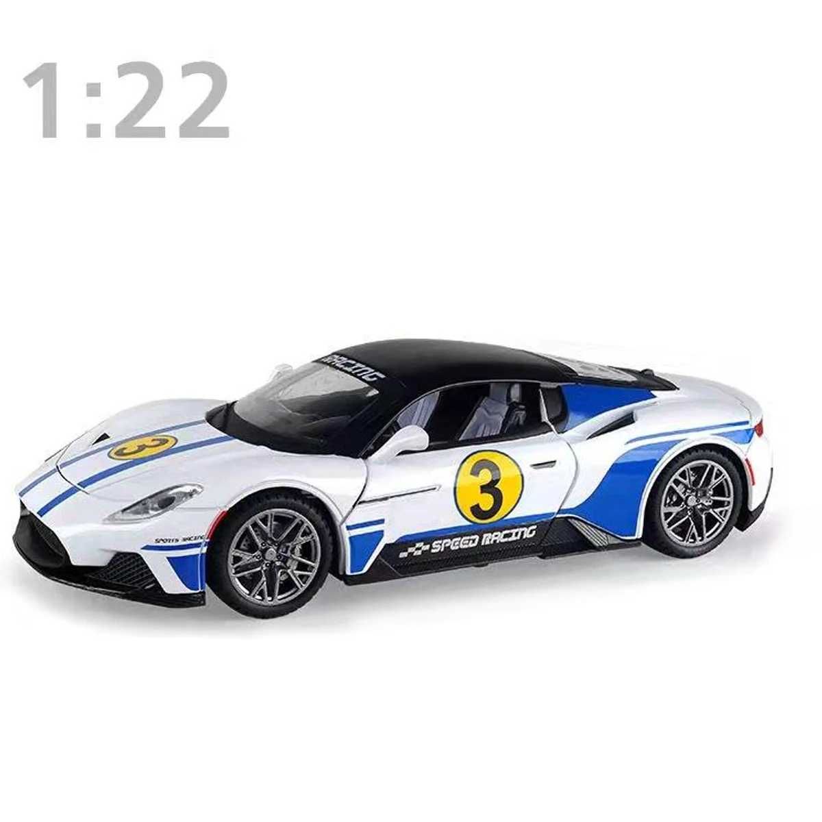 1: 22 MC20 Race Car Alloy Model High Simulation Toy Car Collectible ornaments Set Kid's Birthday Gift with Light&Sound Pull Back
1: 22 MC20 Race Car Alloy Model High Simulation Toy Car Collectible ornaments Set Kid's Birthday Gift with Light&Sound Pull Back
