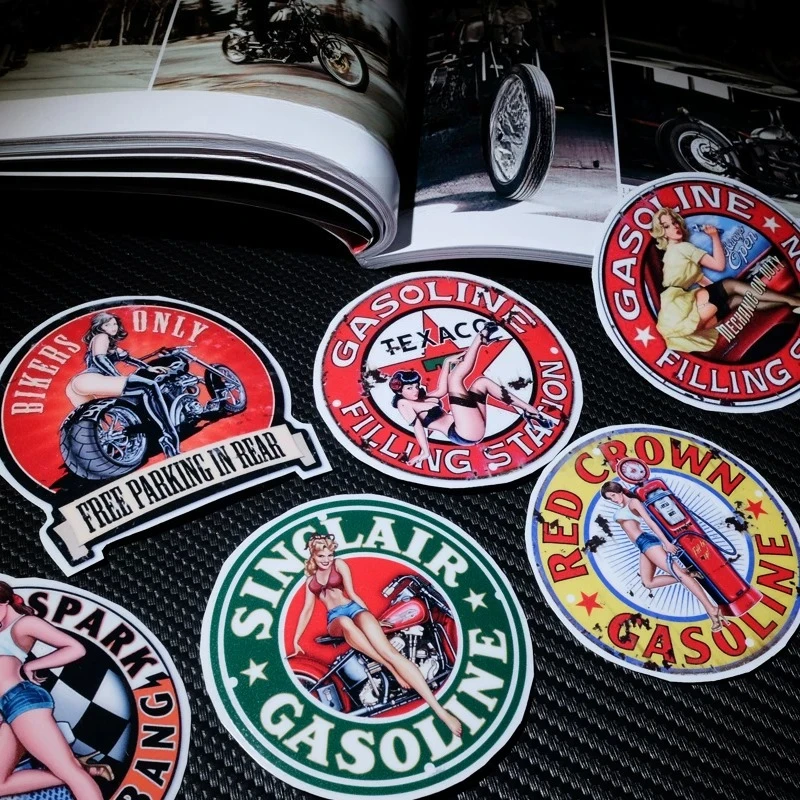 Retro Female Rider Motorcycle Stickers Waterproof Reflective Personalized Car Stickers Motorcycle Body Fuel Tank Modification
Retro Female Rider Motorcycle Stickers Waterproof Reflective Personalized Car Stickers Motorcycle Body Fuel Tank Modification