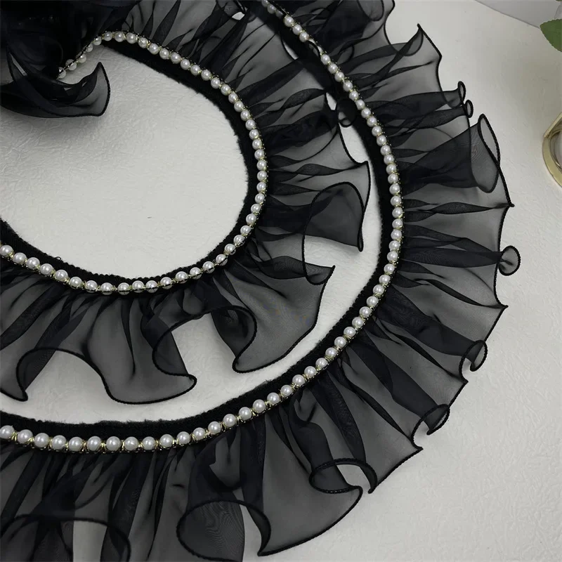 Роскошная плиссированная тюлевая кружевная бейка шириной 8 см с бахромой из бисера, гипюровая лента для свадебного платья, занавеска, сделай сам, шитье, ремесленные украшения
Роскошная плиссированная тюлевая кружевная бейка шириной 8 см с бахромой из бисера, гипюровая лента для свадебного платья, занавеска, сделай сам, шитье, ремесленные украшения