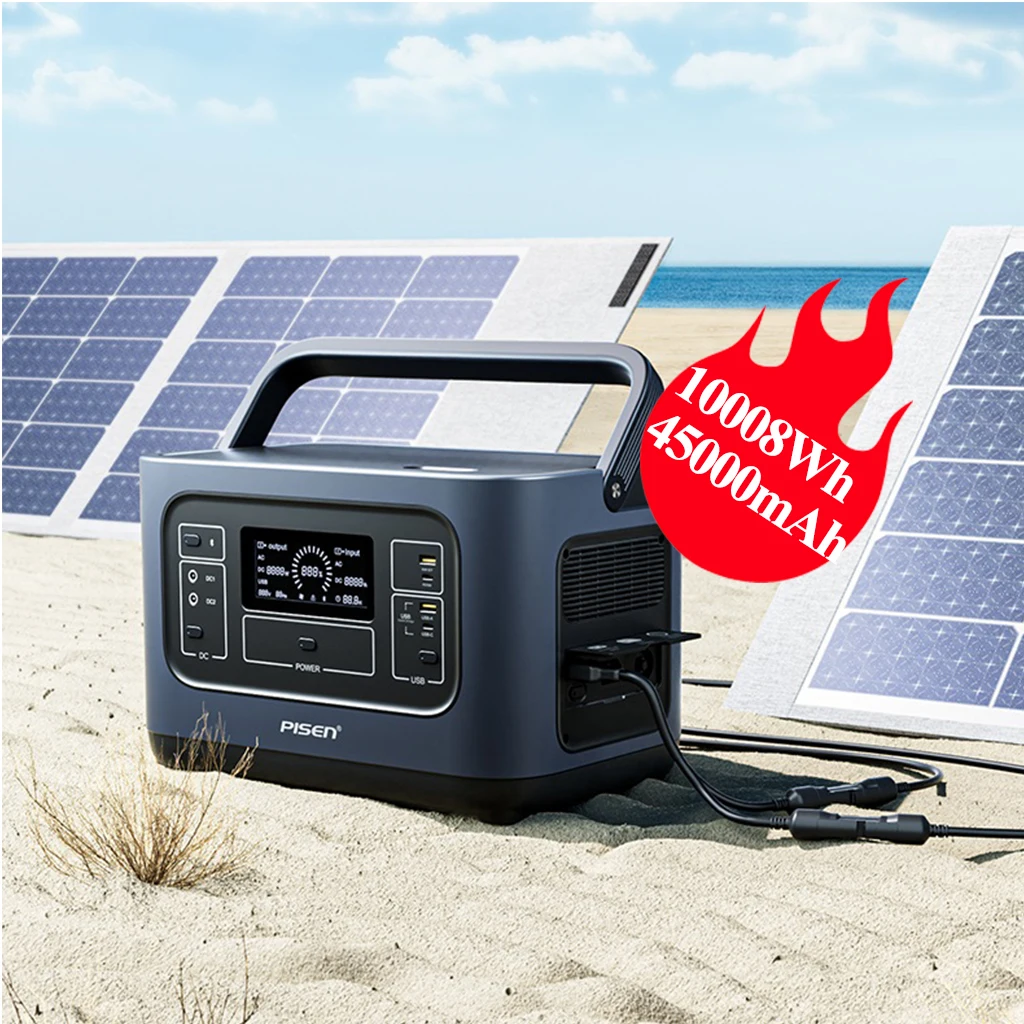 PISEN 1000W Portable Power Station LiFePO4 Battery 540Wh/1008Wh Capacity Outdoor Ready Solar Energy System In-Stock in USA
PISEN 1000W Portable Power Station LiFePO4 Battery 540Wh/1008Wh Capacity Outdoor Ready Solar Energy System In-Stock in USA