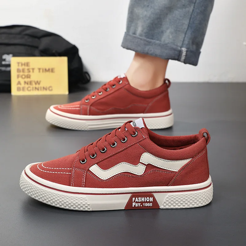 Fashion Men's Canvas Shoes Brand Men Board Shoes Concise Lightweight Flats Comfortable Non-slip Hard Wearing Walking Shoes New
Fashion Men's Canvas Shoes Brand Men Board Shoes Concise Lightweight Flats Comfortable Non-slip Hard Wearing Walking Shoes New