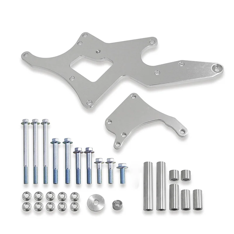 Engine Serpentine Mount Power Steering Pump Interchange Conversion Alternator Silver Easy Install Easy To Use
Engine Serpentine Mount Power Steering Pump Interchange Conversion Alternator Silver Easy Install Easy To Use