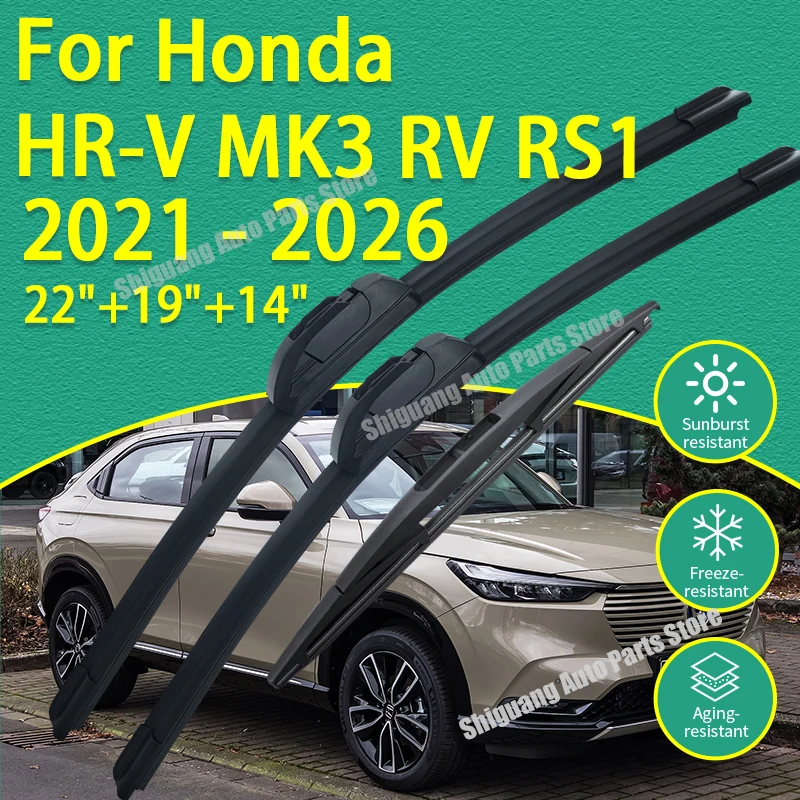 Front Rear Silicone Coating Wipers for Honda HR-V MK3 RV RS1 2021 - 2026 Car Wiper Windshield Windscreen Blades Accessories 2025
Front Rear Silicone Coating Wipers for Honda HR-V MK3 RV RS1 2021 - 2026 Car Wiper Windshield Windscreen Blades Accessories 2025