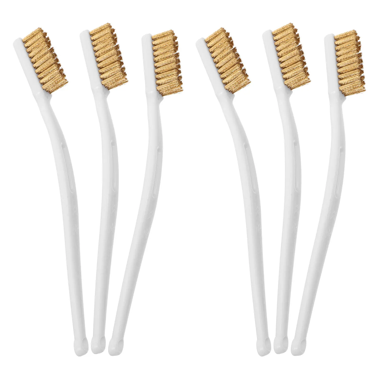 6Pcs 3D Printer Nozzle Cleaning Brush Copper Wire Brushes White Handle Mini Wire Brush for Extruder Maintenance Rust Removal
6Pcs 3D Printer Nozzle Cleaning Brush Copper Wire Brushes White Handle Mini Wire Brush for Extruder Maintenance Rust Removal