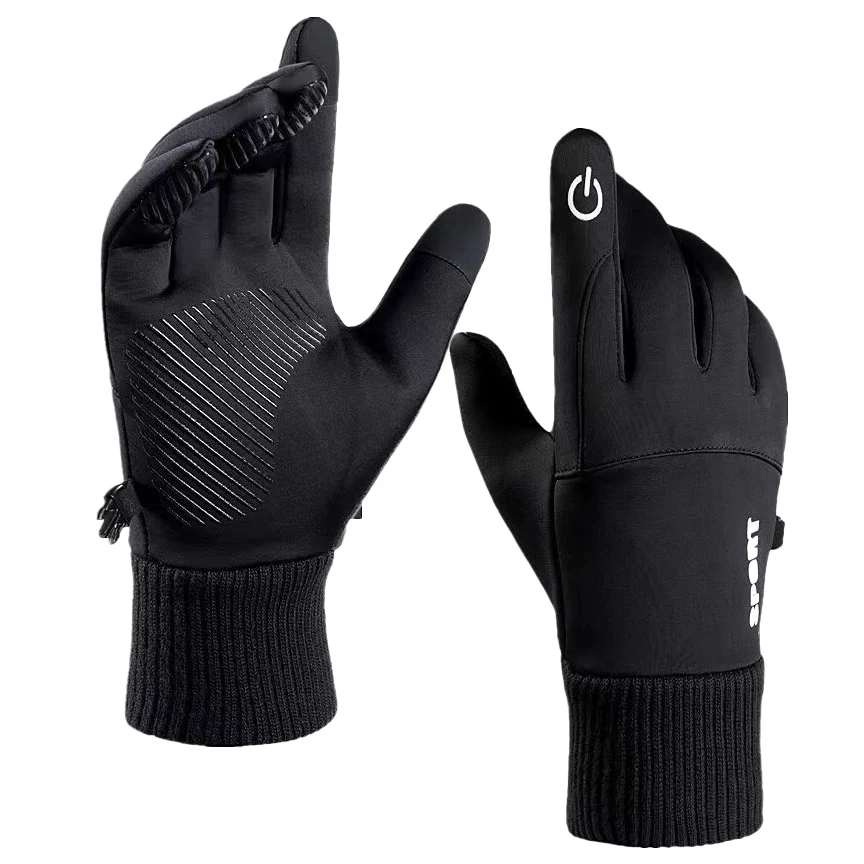 Touch Screen Anti-Slip Waterproof Thermal Sport Black Winter Gloves Women Men for Cycling, Running, Driving, Hiking, Walking
Touch Screen Anti-Slip Waterproof Thermal Sport Black Winter Gloves Women Men for Cycling, Running, Driving, Hiking, Walking