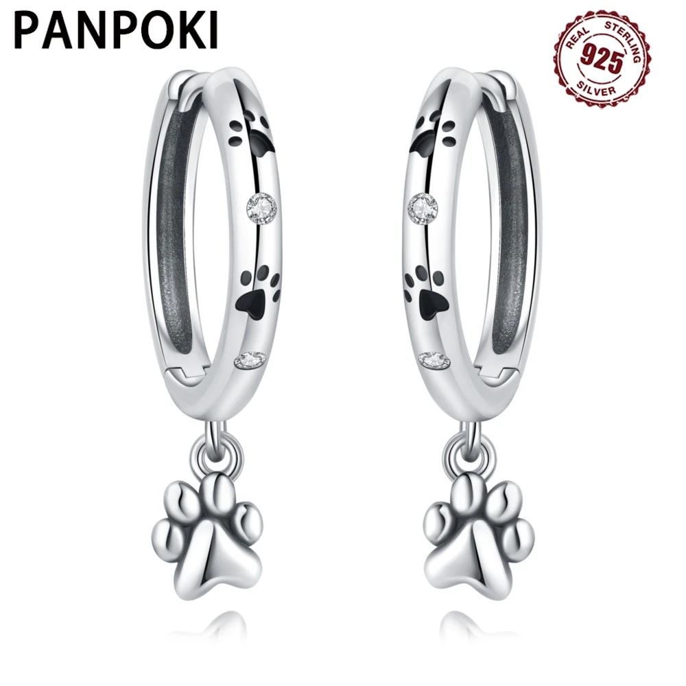 925 Sterling Silver Pet Paw Print Tassel Drop Earrings Women Earrings Girl Charm Fashion Versatile Party Jewelry Birthday Gifts
925 Sterling Silver Pet Paw Print Tassel Drop Earrings Women Earrings Girl Charm Fashion Versatile Party Jewelry Birthday Gifts