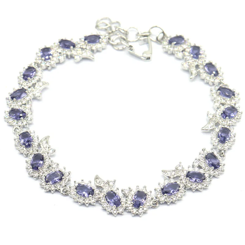 25x10mm Multi Color 17g Red Blood Ruby Blue Aquamarine Purple Spinel CZ Women Silver Bracelet 8.5-9.5inch
25x10mm Multi Color 17g Red Blood Ruby Blue Aquamarine Purple Spinel CZ Women Silver Bracelet 8.5-9.5inch