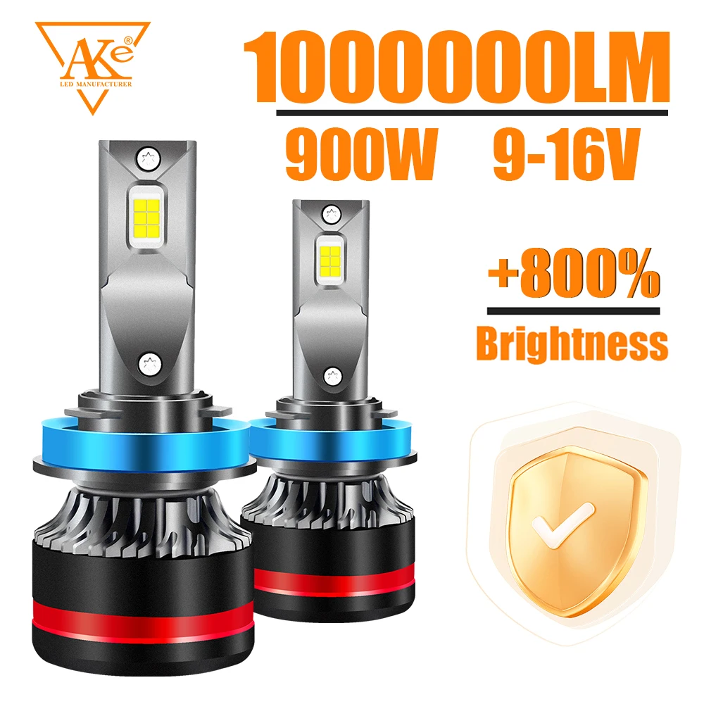 H7 H4 LED Headlights 900W Canbus No Error LED Auto Fog Lamps CSP Chip High Low Beam H1 H11 9005 9006 9012 LED Bulbs Plug&Play
H7 H4 LED Headlights 900W Canbus No Error LED Auto Fog Lamps CSP Chip High Low Beam H1 H11 9005 9006 9012 LED Bulbs Plug&Play