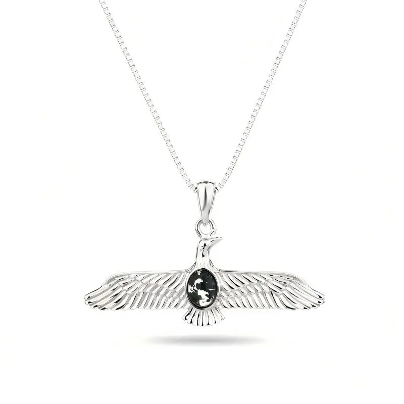 Natural moss agate (hawk-shaped) pendant necklace, allergy-proof silver box-shaped chain, necklace with crystal healing effect,
Natural moss agate (hawk-shaped) pendant necklace, allergy-proof silver box-shaped chain, necklace with crystal healing effect,