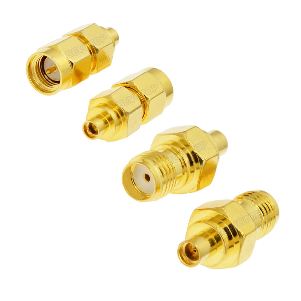 10Pcs/Lot SMA Type to MMCX Type Coax Connector RF Coaxial Adapter Gold Plated 50 Ohm
10Pcs/Lot SMA Type to MMCX Type Coax Connector RF Coaxial Adapter Gold Plated 50 Ohm