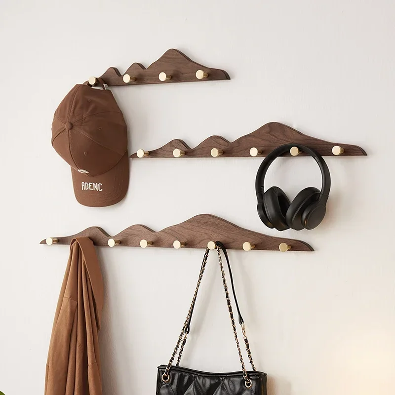 Walnut Coat Racks Modern Clothes Racks Creative Minimalism Wall Clothes Hanger Luxury Interior Storage Shelves Home Furniture
Walnut Coat Racks Modern Clothes Racks Creative Minimalism Wall Clothes Hanger Luxury Interior Storage Shelves Home Furniture