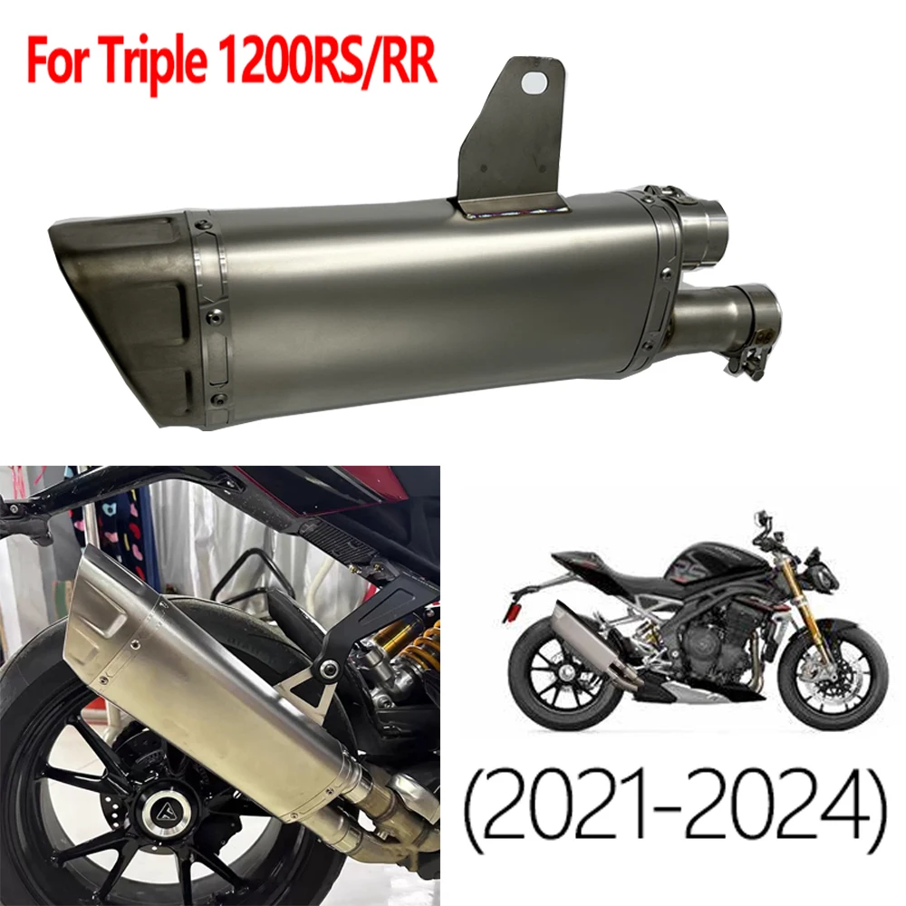Slip-on Triple 1200RR 2021 2022 2023 2024 Escape Motorcycle Exhaust Muffler Moto Muffler For Triumph Speed Triple 1200RS 1200 R
Slip-on Triple 1200RR 2021 2022 2023 2024 Escape Motorcycle Exhaust Muffler Moto Muffler For Triumph Speed Triple 1200RS 1200 R