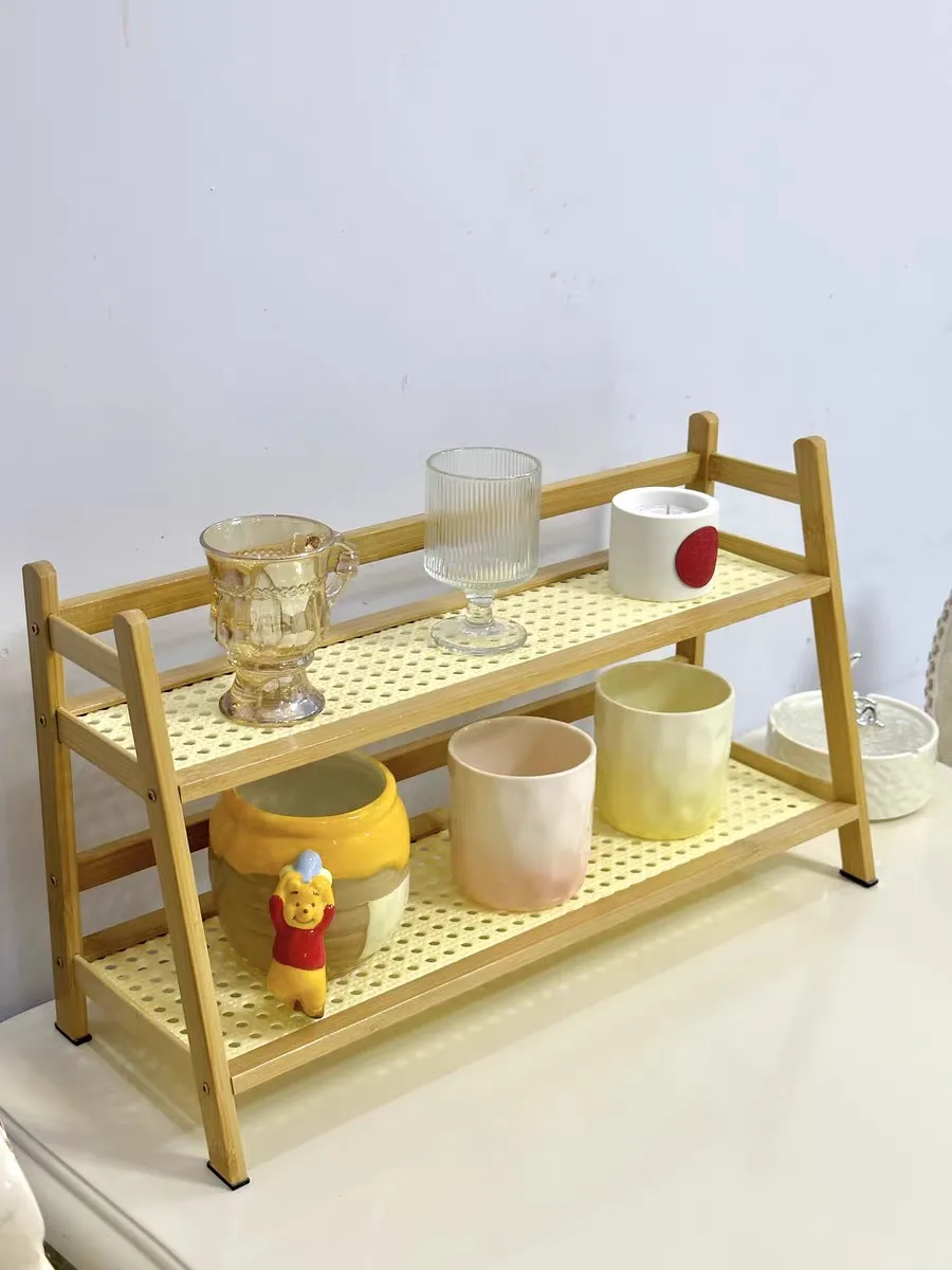 Countertop Organizer 2 Layer Coffee Cup Holder Multipurpose Bamboo Storage Shelf for Hotel Home Apartment Dressing Table Kitchen
Countertop Organizer 2 Layer Coffee Cup Holder Multipurpose Bamboo Storage Shelf for Hotel Home Apartment Dressing Table Kitchen