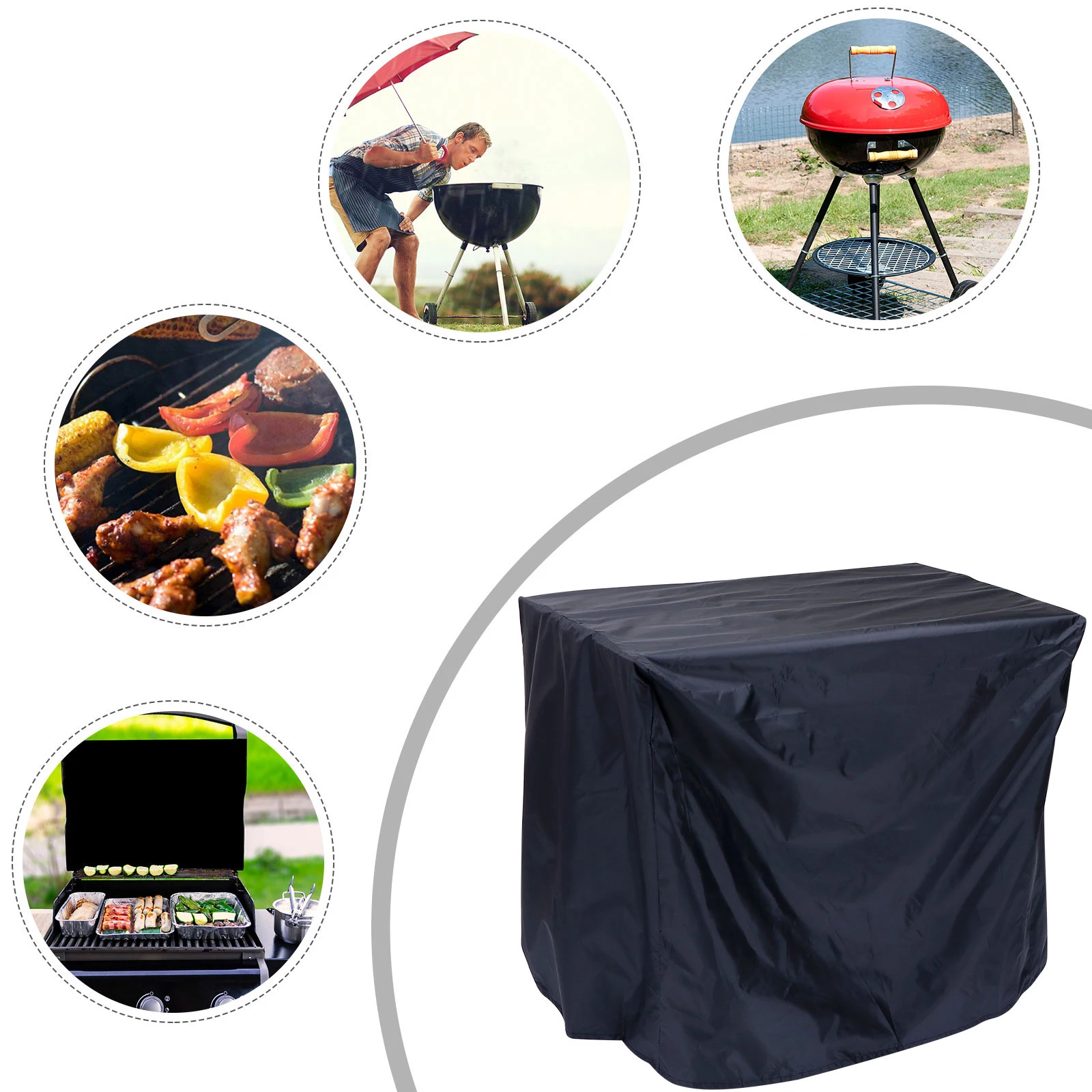 1 pc Barbecue Cover Ultraviolet Protection Covering Waterproof Dustproof Oxford Cloth UV Protection BBQ Grill Accessory Covering
1 pc Barbecue Cover Ultraviolet Protection Covering Waterproof Dustproof Oxford Cloth UV Protection BBQ Grill Accessory Covering