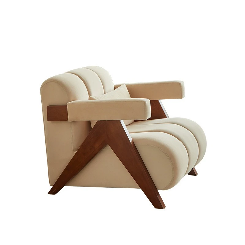 Simple light luxury solid wood sofa living room cream style lamb fleece sofa
Simple light luxury solid wood sofa living room cream style lamb fleece sofa