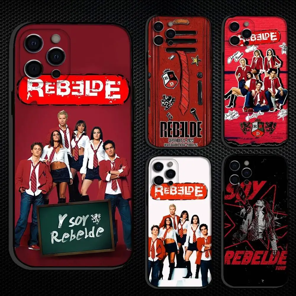 R-RBD R-Rebelde Phone Case For iPhone 16,15,14,13,12,11 Plus,Pro Max, Others Soft Black Cover
R-RBD R-Rebelde Phone Case For iPhone 16,15,14,13,12,11 Plus,Pro Max, Others Soft Black Cover