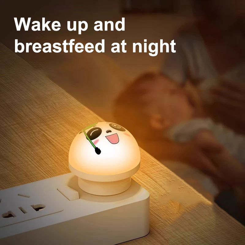Panda AI Voice Control Night Light USB Charging Cartoon Induction LED Bedside Mini Lamp
Panda AI Voice Control Night Light USB Charging Cartoon Induction LED Bedside Mini Lamp