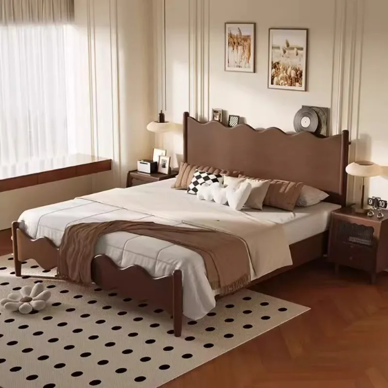 Minimalist Decoration Double Bed European Brown Modern Wooden Double Bed Frame King Size Camping Cama Matrimonial Furniture Home
Minimalist Decoration Double Bed European Brown Modern Wooden Double Bed Frame King Size Camping Cama Matrimonial Furniture Home