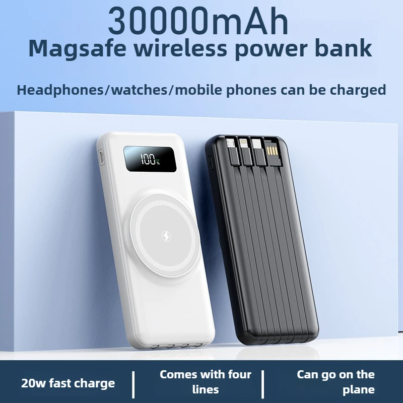 PD22.5W Magnetic Fast Charging 20000mAh Power Bank,Slim Portable with Built-in Cable,Efficient Large Capacity Mobile PowerSupply
PD22.5W Magnetic Fast Charging 20000mAh Power Bank,Slim Portable with Built-in Cable,Efficient Large Capacity Mobile PowerSupply
