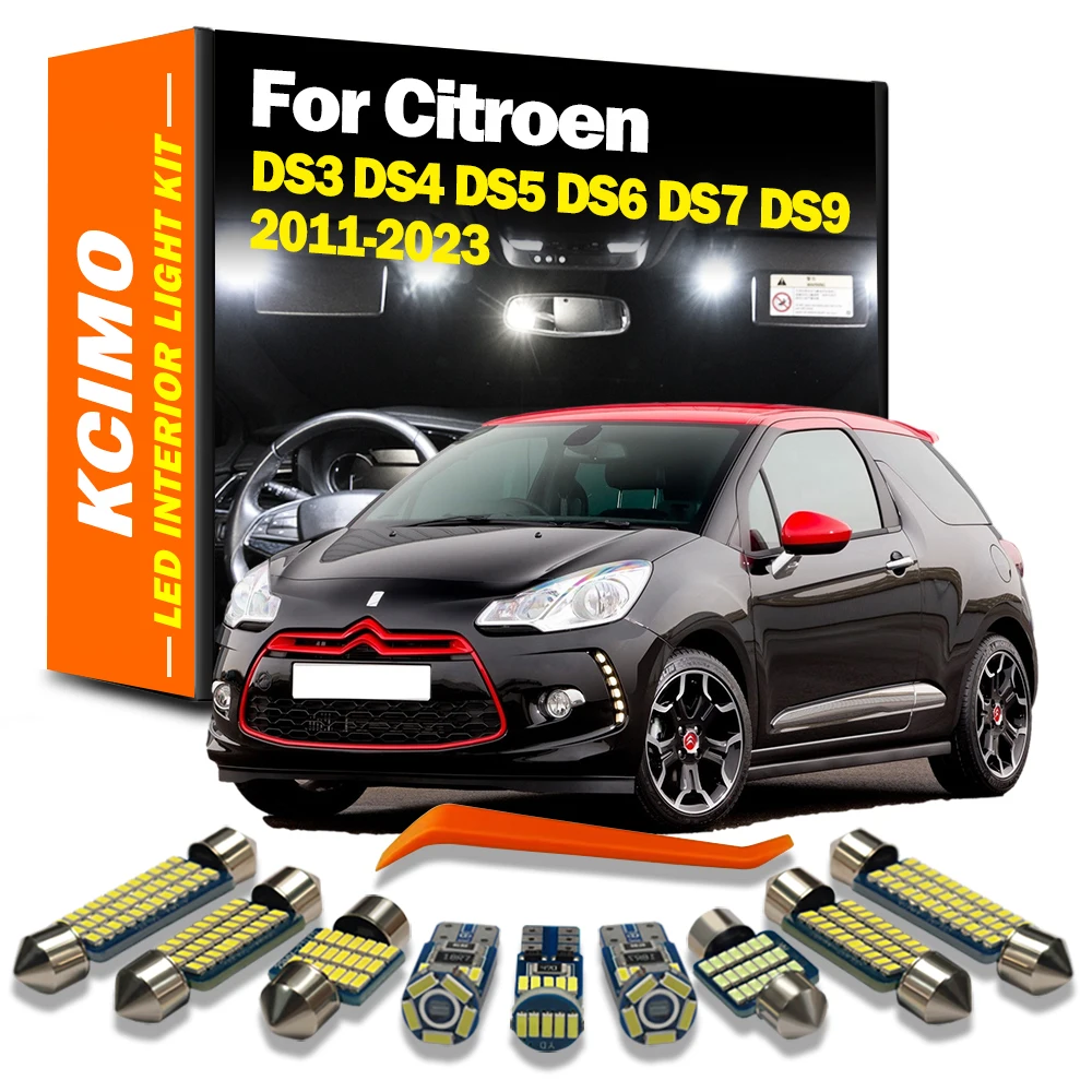 Kcimo Canbus Indoor Lamp For Citroen DS3 DS4 DS5 DS6 DS7 DS9 2011-2022 2023 Car Bulbs LED Interior Map Dome Light Kit No Error
Kcimo Canbus Indoor Lamp For Citroen DS3 DS4 DS5 DS6 DS7 DS9 2011-2022 2023 Car Bulbs LED Interior Map Dome Light Kit No Error