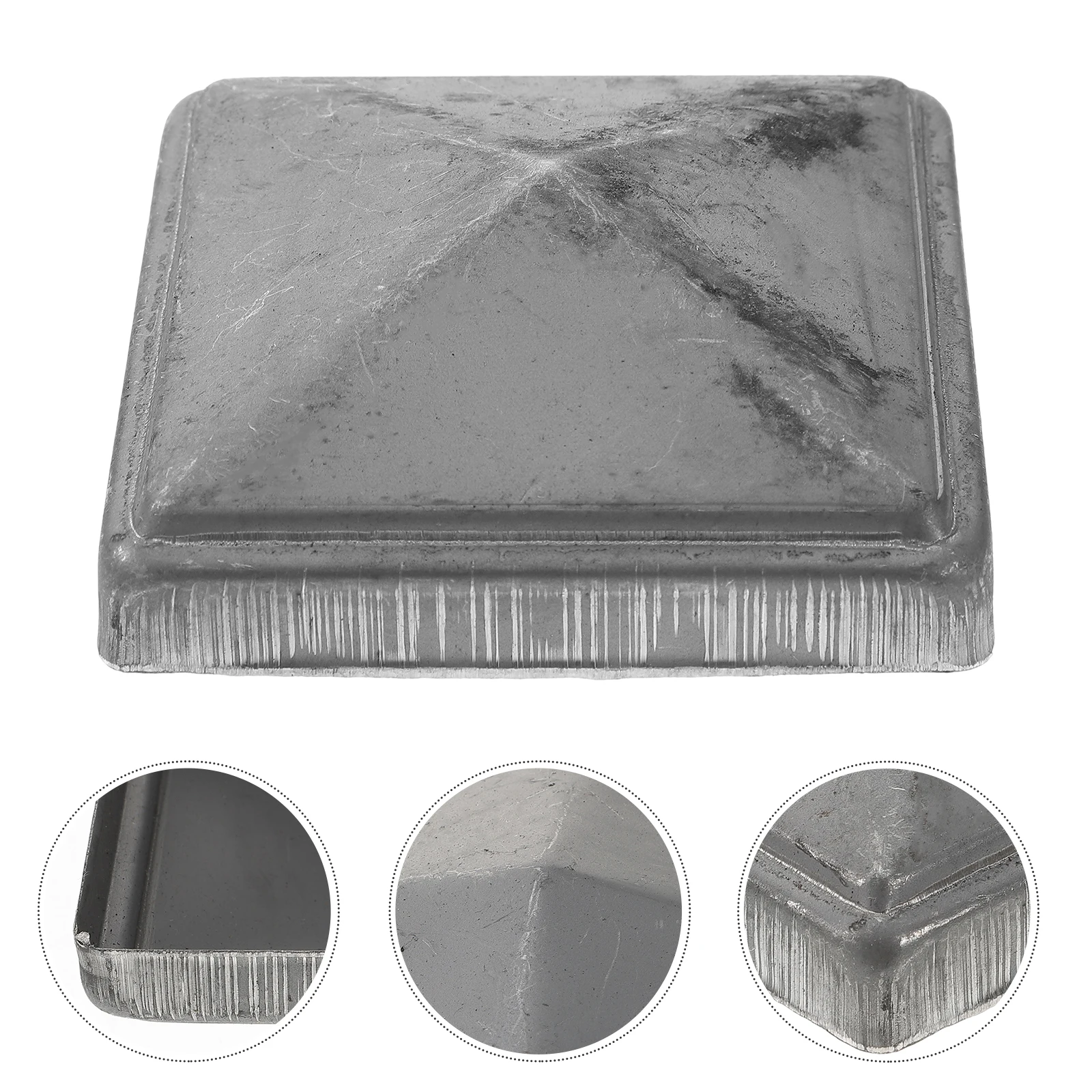 12Pcs Metal Fence Post Caps Rectangle Iron Covers Anti-Weather Cracking Guard for Courtyard Deck Posts Decorative Pyramid Top
12Pcs Metal Fence Post Caps Rectangle Iron Covers Anti-Weather Cracking Guard for Courtyard Deck Posts Decorative Pyramid Top
