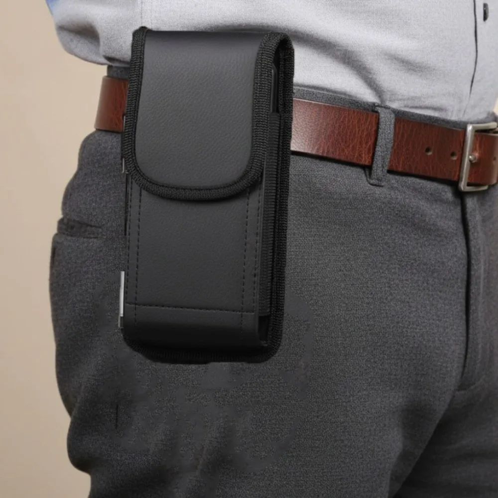 Single-layer Mobile Phone Pouch Universal Portable Phone Belt Clip Bag Black Vertical Phone Belt Hanging Pouch Gift for Father
Single-layer Mobile Phone Pouch Universal Portable Phone Belt Clip Bag Black Vertical Phone Belt Hanging Pouch Gift for Father