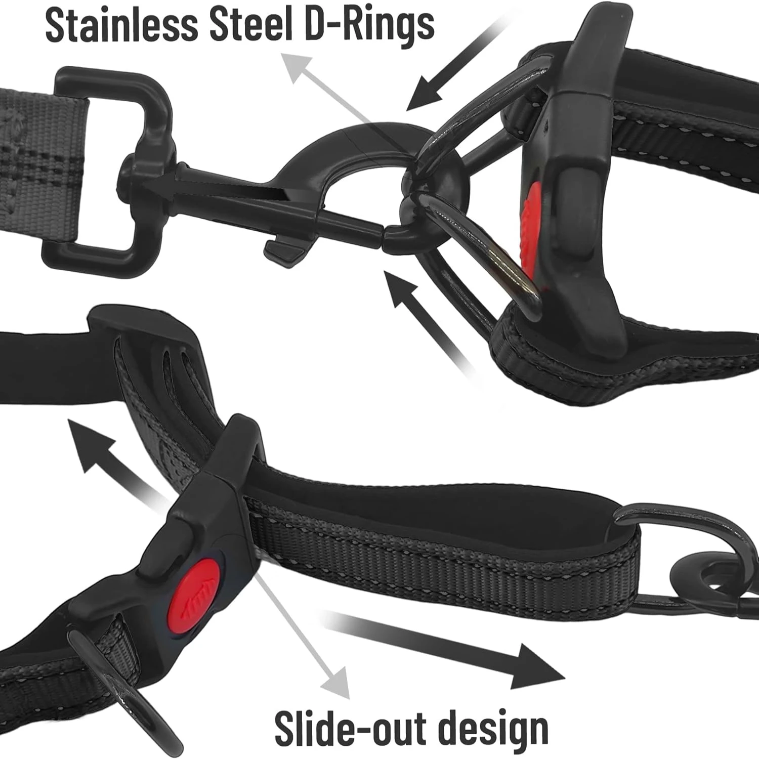 Premium, adjustable, and sleek reflective collar for adventure-loving pups. Upgrade your furry friend's look and comfort with th
Premium, adjustable, and sleek reflective collar for adventure-loving pups. Upgrade your furry friend's look and comfort with th