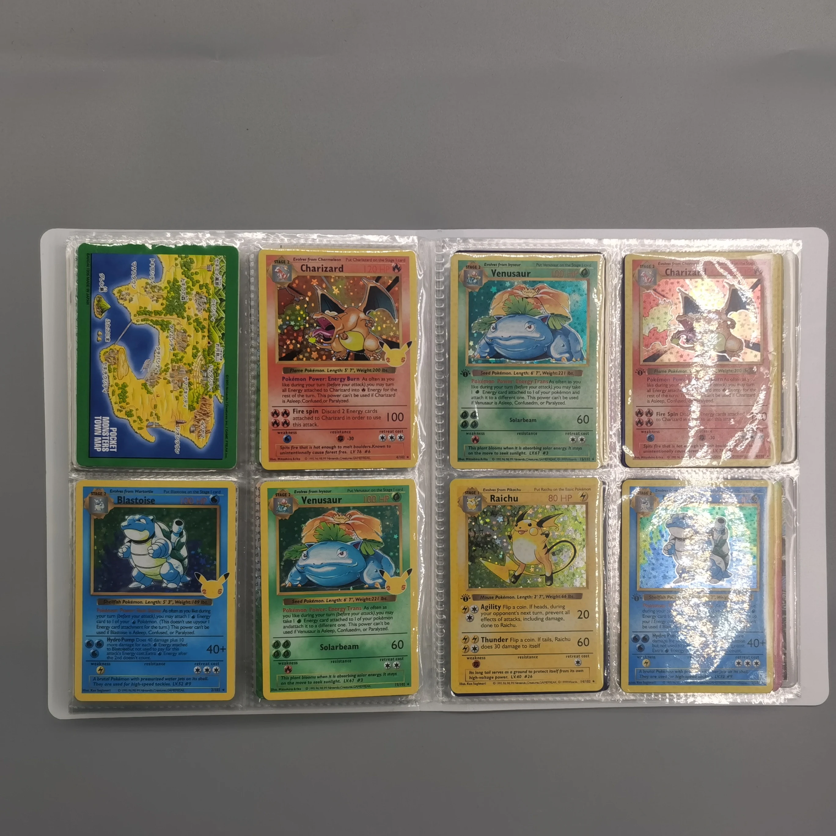 3 шт. Pokemon 25th Anniversary коллекционные карты PTCG Charizard Blastoise флэш-карты игры аниме редкие коллекционные карты подарочные игрушки
3 шт. Pokemon 25th Anniversary коллекционные карты PTCG Charizard Blastoise флэш-карты игры аниме редкие коллекционные карты подарочные игрушки