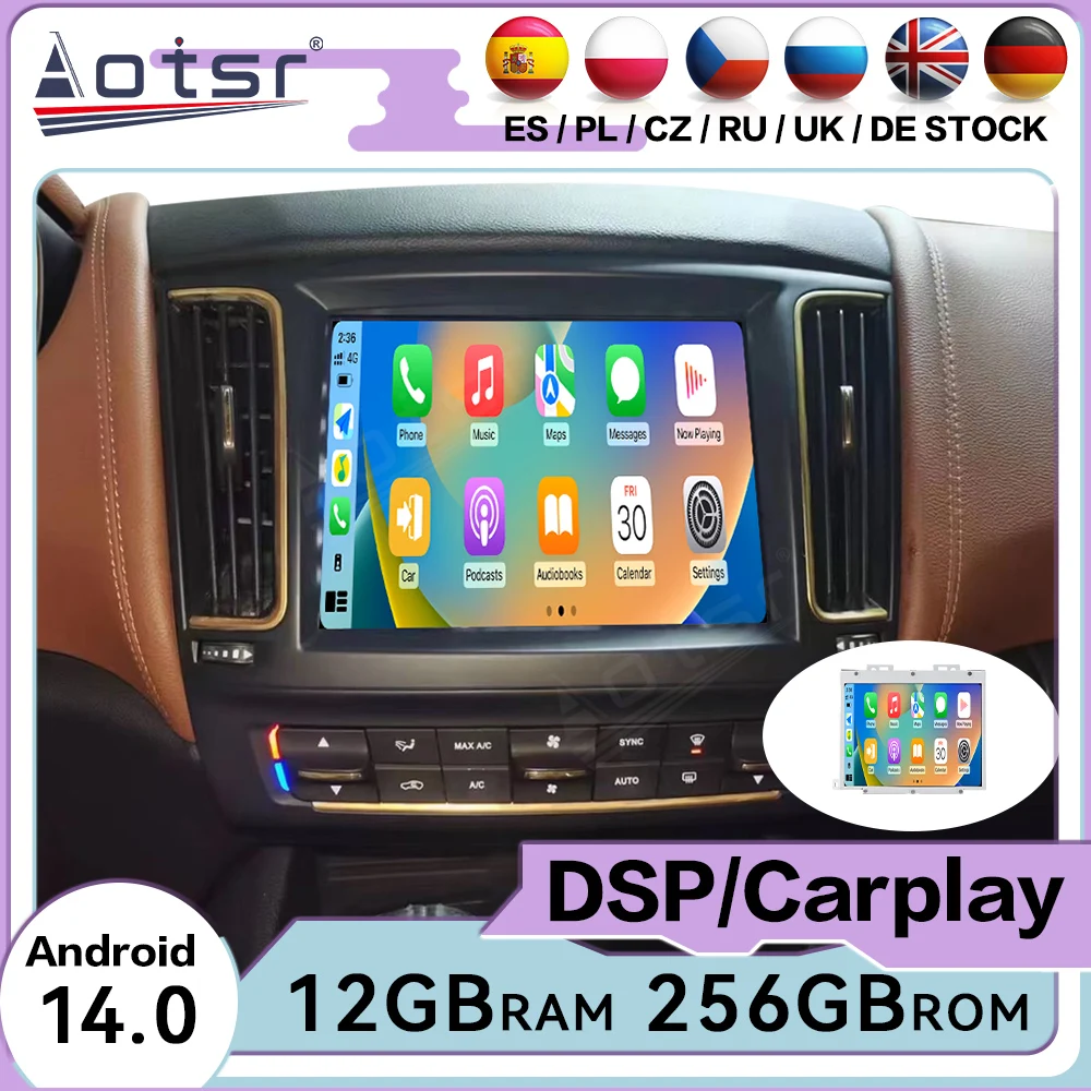 For Maserati Levante 2016-2023 Android Auto Touch Screen Automotive Multimedia Car Radio GPS Navigation Audio Stereo Head
For Maserati Levante 2016-2023 Android Auto Touch Screen Automotive Multimedia Car Radio GPS Navigation Audio Stereo Head