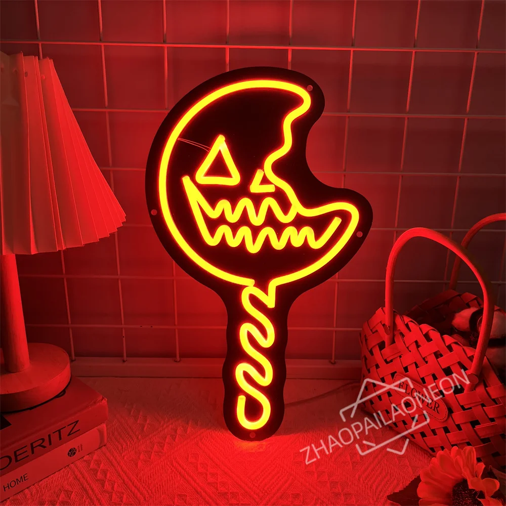 Trick 'r Treat Lollipop Неоновая вывеска на Хэллоуин Неоновая светодиодная вывеска USB Хэллоуин Украшение вечеринки Домашняя неоновая вывеска Настенный декор Подарок
Trick 'r Treat Lollipop Неоновая вывеска на Хэллоуин Неоновая светодиодная вывеска USB Хэллоуин Украшение вечеринки Домашняя неоновая вывеска Настенный декор Подарок