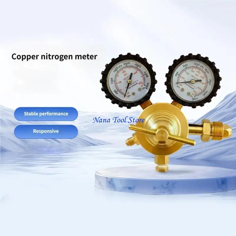 31GJ Copper Nitrogen Gauge Pressure Reducer Featuring Inflation Hose with Flexible Hose Engineered for Long Lastingly
31GJ Copper Nitrogen Gauge Pressure Reducer Featuring Inflation Hose with Flexible Hose Engineered for Long Lastingly