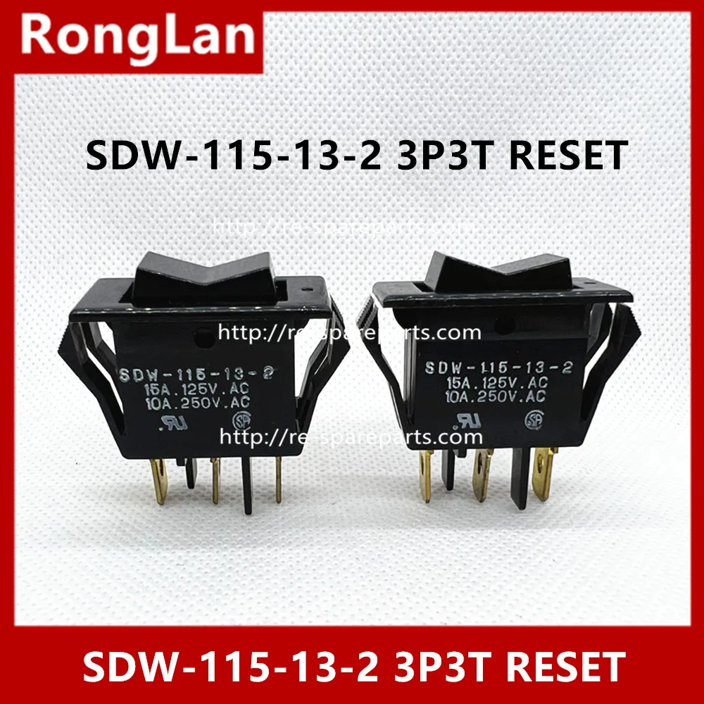 Японский SDW-115-13-2 3P3T RESET 15A125VAC 10A250VAC SHIN-DEN выключатель питания переключатель типа корабля-20 шт.
Японский SDW-115-13-2 3P3T RESET 15A125VAC 10A250VAC SHIN-DEN выключатель питания переключатель типа корабля-20 шт.