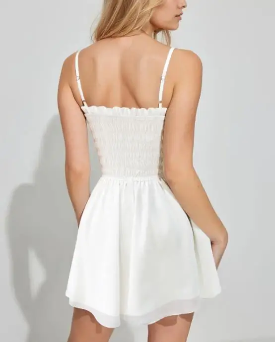 Women's Summer Chiffon Dress Sexy Spicy Beach Vacation Hugging A-Line Short Skirt with Suspender
Women's Summer Chiffon Dress Sexy Spicy Beach Vacation Hugging A-Line Short Skirt with Suspender